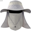 Yr.Lover Fishing Outdoor Sun Hat with Removable Neck Face Flap, UPF 50+ UV Sun Protection Bucket Cap, Mesh Boonie Hat