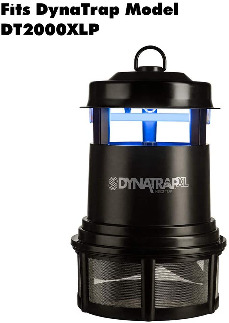DynaTrap 32050 6-Watt UV Outdoor Insect Trap Models DT2000XL and DT2000XLP Rep Bulb One-Acre, 2 Count, White
