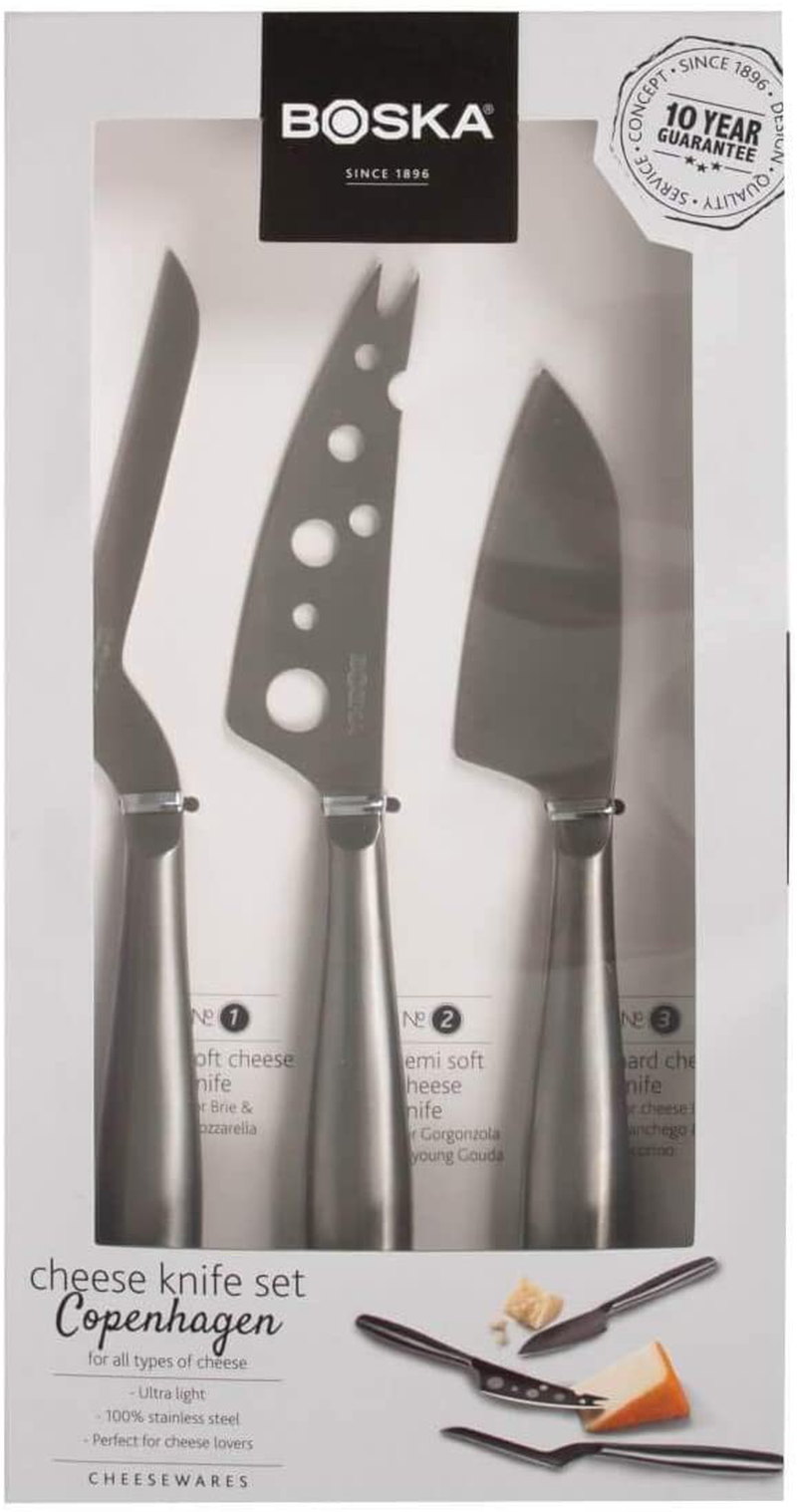 BOSKA Hard, Stainless Steel, Copenhagen Collection Cheese Knife, Average, Steel