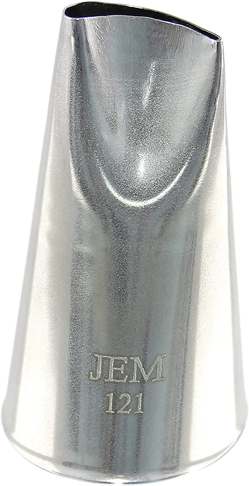 JEM Large Petal/Ruffle Piping Nozzle-Cake Decorating Tip #116, Standard, Silver