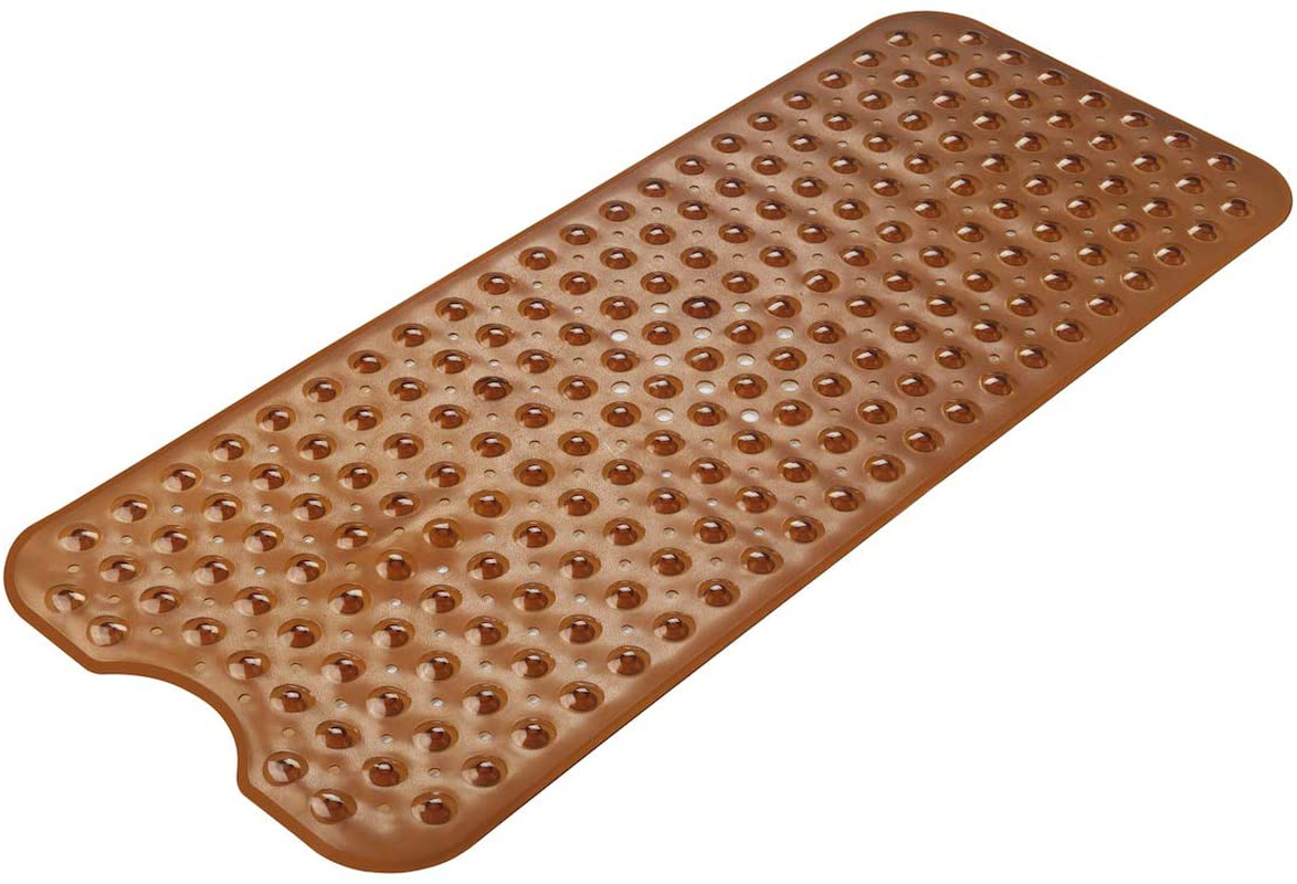 Non-Slip Shower Mats with Suction Cups and Drain Holes, Bathtub Mats Bathroom Mats Machine Washable