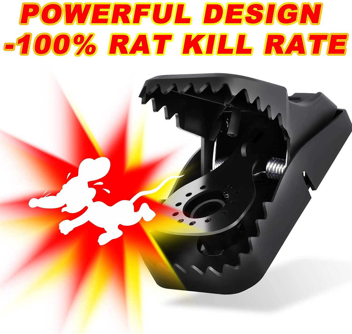 Rat Trap Outdoor Rat Traps Indoor Mouse Trap Mouse Traps Indoor 6 Packs Rat Traps Outdoor Reusable and Effective Mouse Traps for House