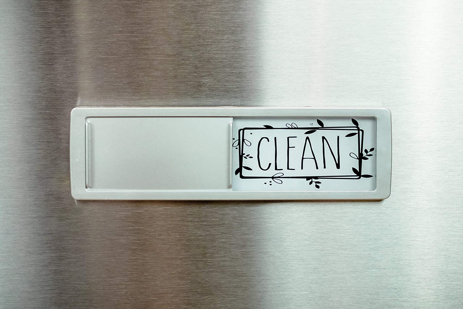 Babypop! Newest Design Dishwasher Magnet Clean Dirty Sign Indicator, Trendy Universal Kitchen Dish Washer Refrigerator Magnet, Super Strong Magnet with Stickers for Kitchen Organization and Storage