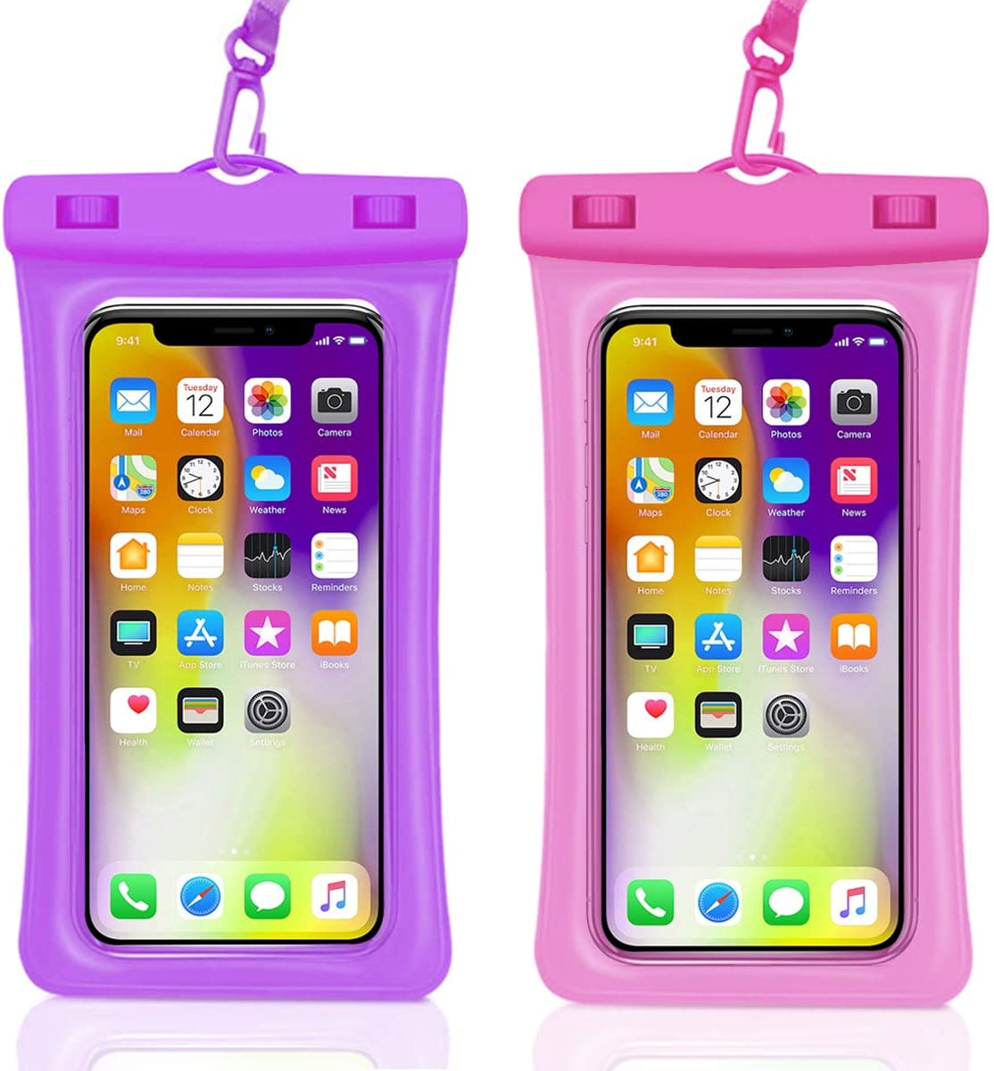 2 Pack Universal Waterproof Case,Waterproof Phone Pouch 