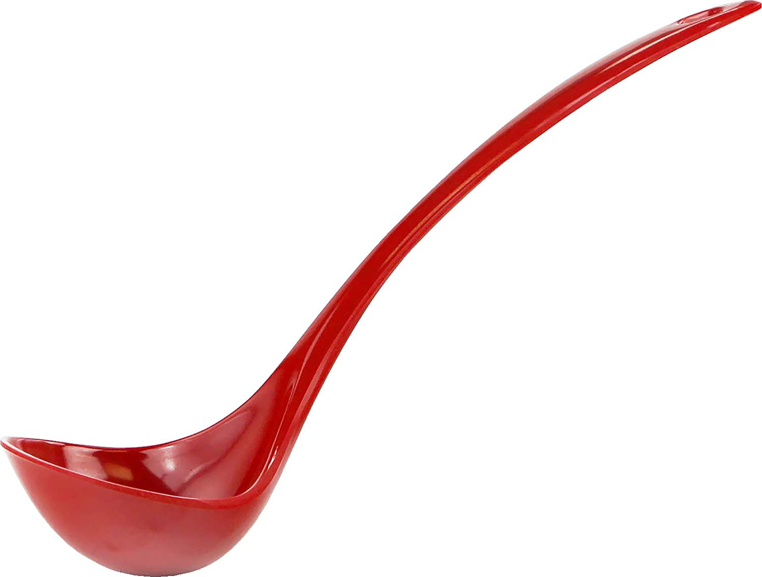 Reston Lloyd Calypso Basics 100% Melamine Ladle Utensil, 1 Piece, Red