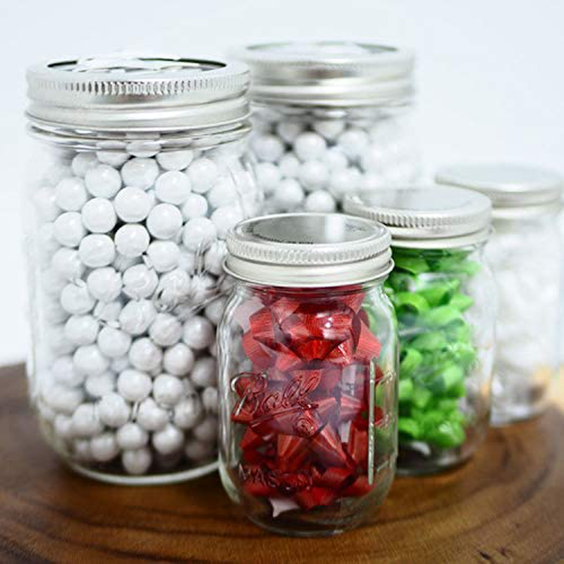 Ball Mini Mouth 4 oz Miniature Storage Mason Jar with One-Piece Lid (1-Count)