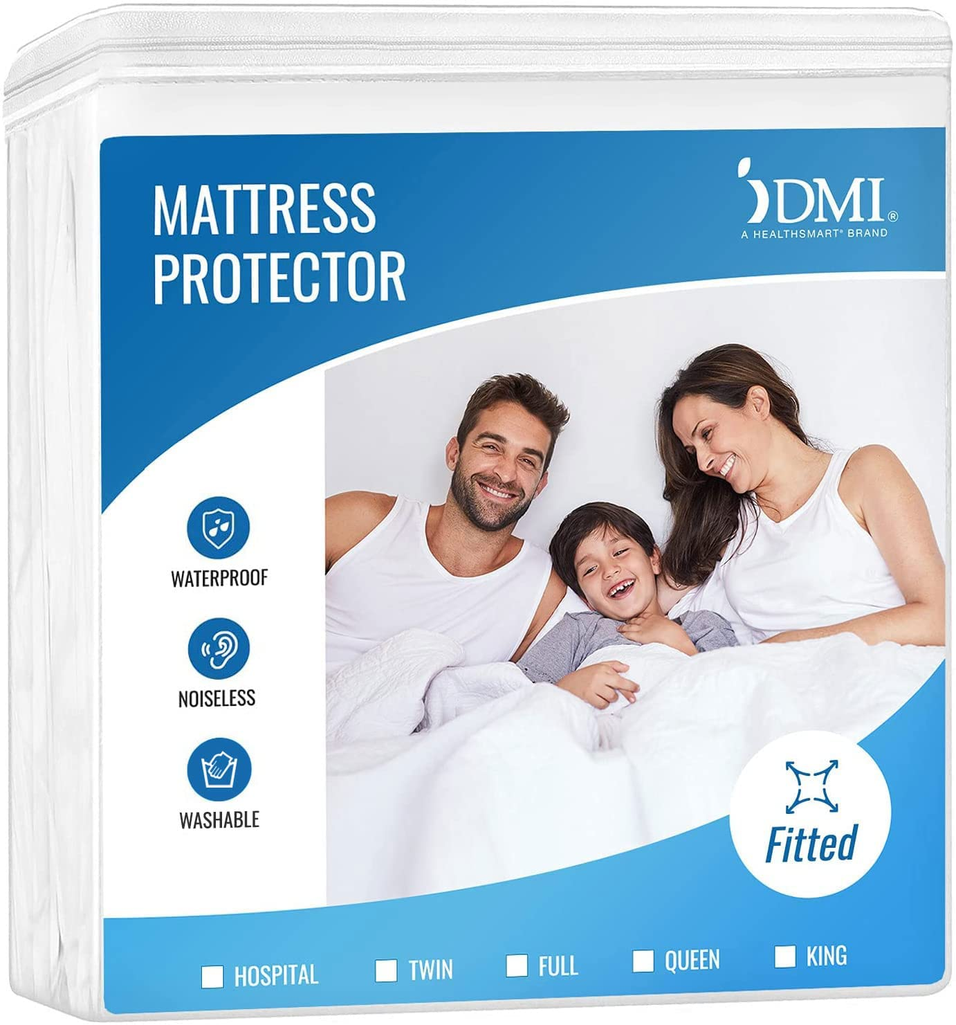 Waterproof Mattress Protector, Bed Pad and Bed Cover for Twin, Full, Queen, King Bed