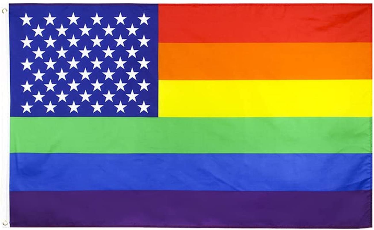 Rainbow Pride LGBT Flag, 3X5, Vivid Color LGBTQ Community