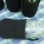 Masun Mason jar Sleeve Wide, and regular mouth quart jars (Black 4 pack)