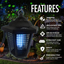 White Kaiman Electric Bug Zapper Outdoor Mosquito Lamp w/Photo-Sensor Timer- High Powered 2000 Volt Grid & 20W UV Tube Insect Attracting Mosquitoes ~ Killer Waterproof Bug Zapper