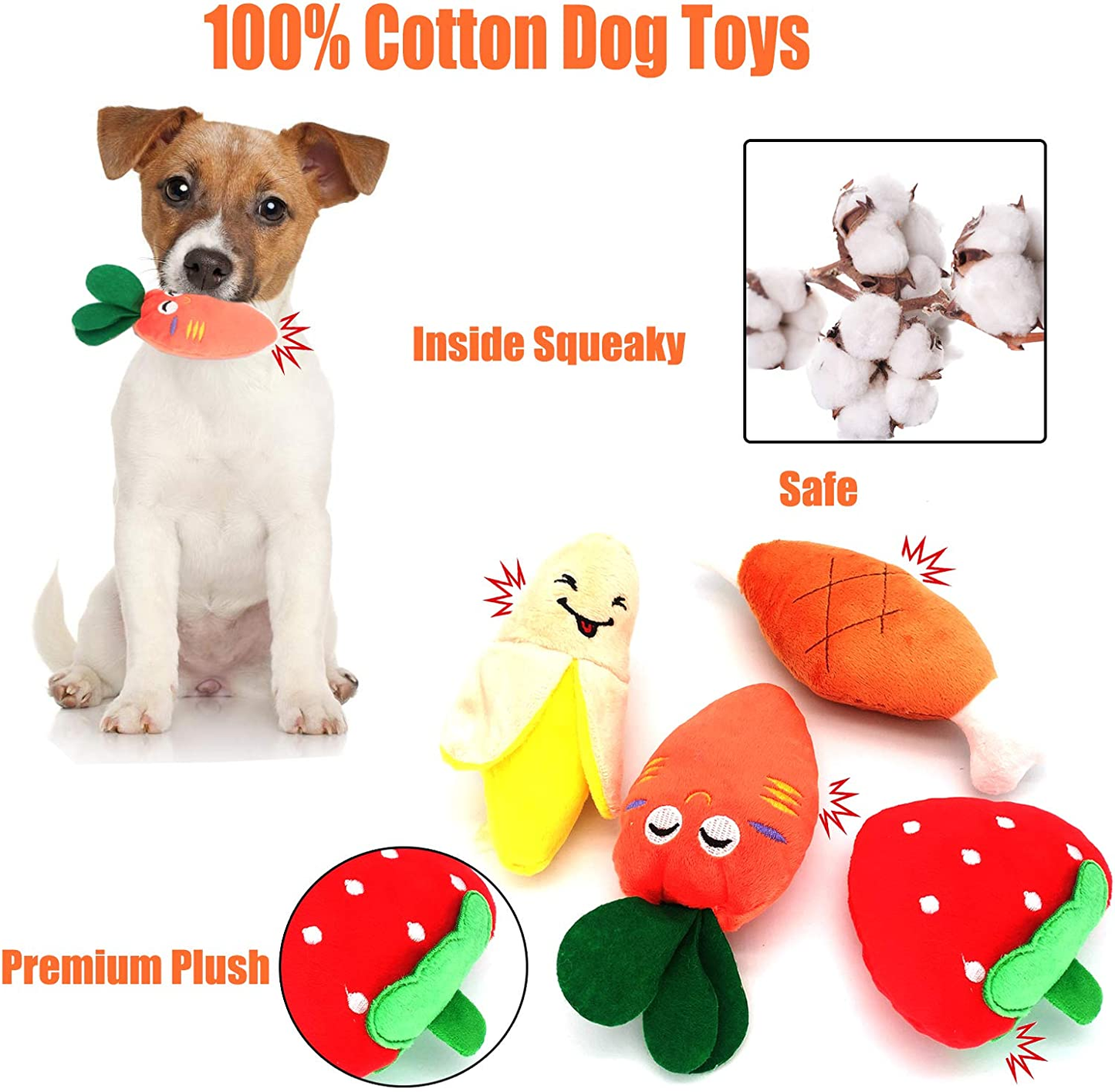 11 Pieces Dog Chew Toys Tough Dog Toys for Aggressive Chewers Heavy Duty Dental Dog Rope Squeaky Toys Kit for Medium Puppy Dogs