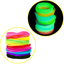 80’S Party Bracelets Rainbow 10 Colors Silicone Jelly Glow Wristbands Luminous Hair Ties for Christmas Party Favors, Adults, Women, Kids, Girls Gifts (30PCS)