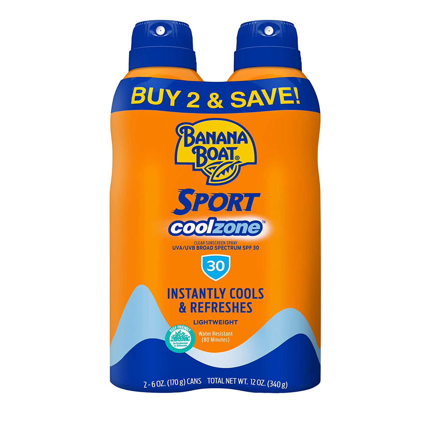 Banana Boat Ultra Sport Reef Friendly Sunscreen Lotion - Twin Pack