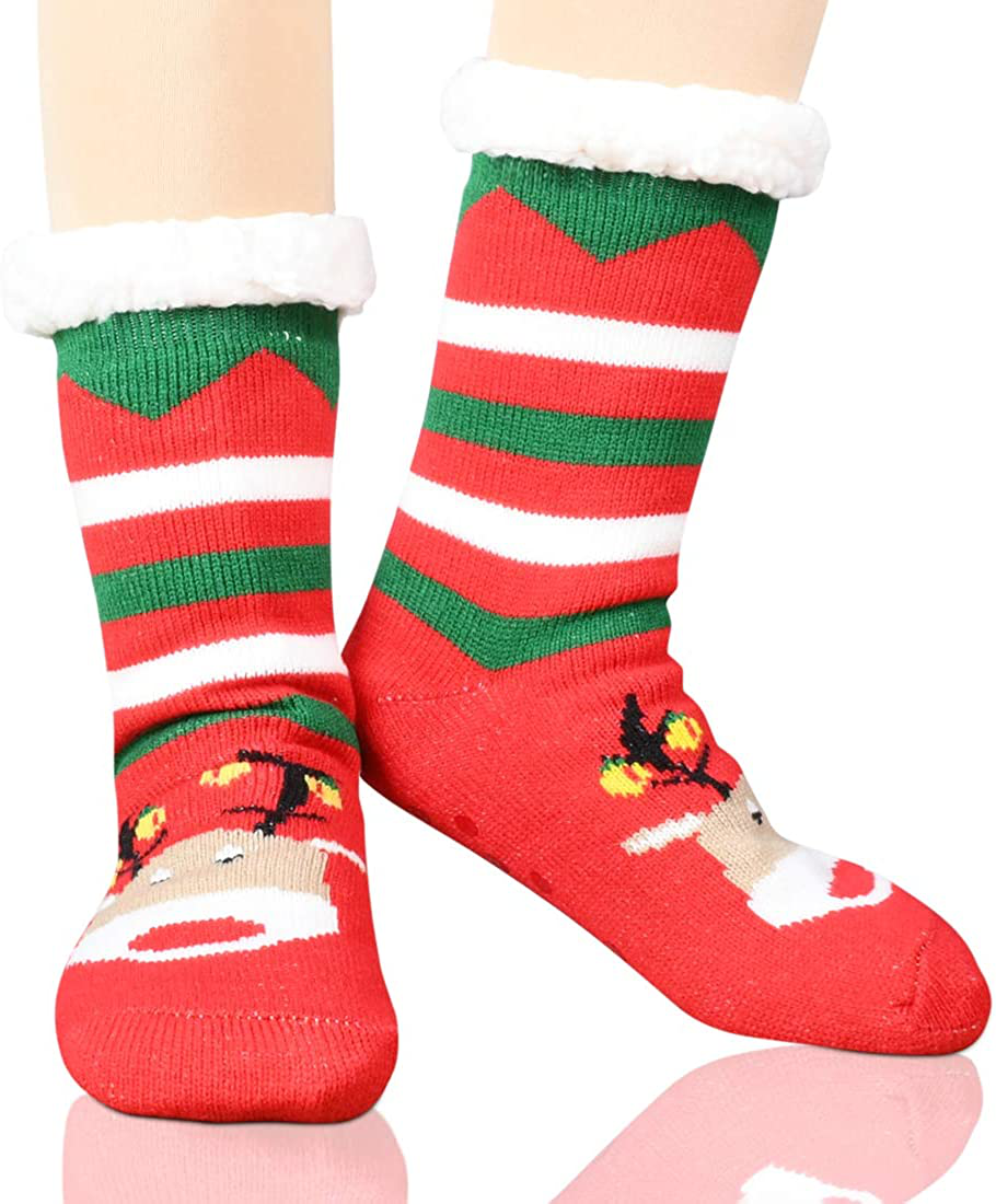 Women Socks Winter Women Socks Warm Thick Soft Wool Socks Christmas Gift Socks for Women Cozy Crew Socks
