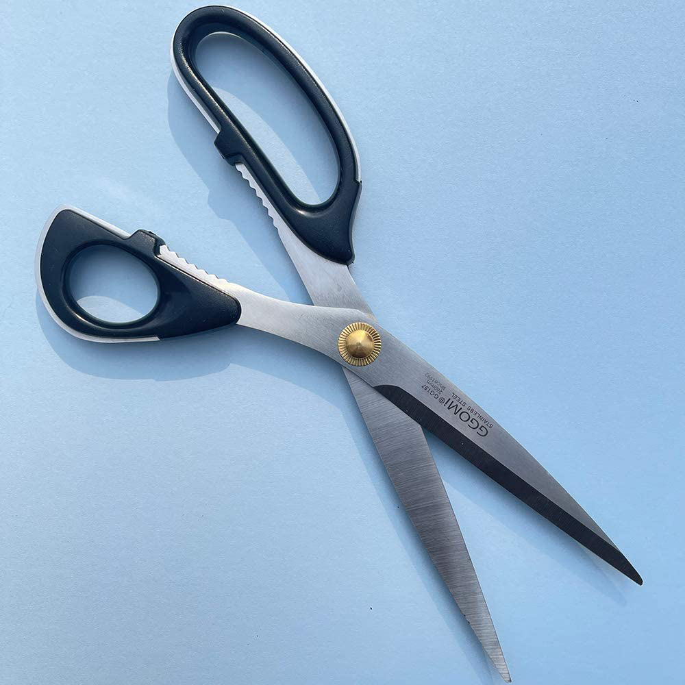 [Florian] Korean Barbecue Kalbi Rib and Meat Cutting Talent Multiproposal Shears Serrated 2.2T Blade/Quality Stainless Steel Scissors Large 10 Inch (255 ml) [Korean Kitchen Tool]