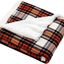 Eddie Bauer Home Plush Sherpa Fleece Throw Soft & Cozy Reversible Blanket, Ideal for Travel, Camping, & Home