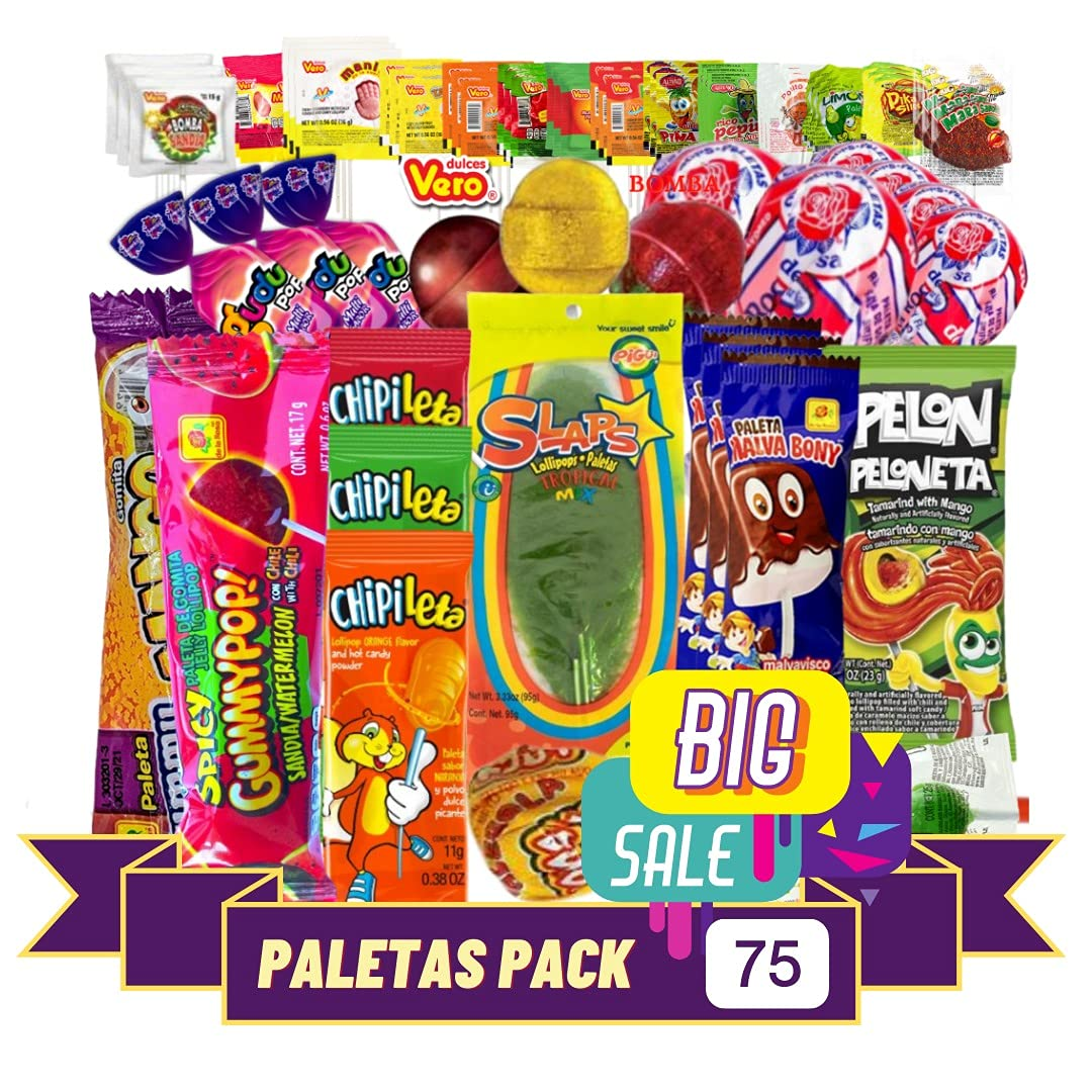 Las Posadas Mexican Sweets Candy – 50 PCS Bulk Candy Variety Pack – Delicious Mexican Sweets for Kids and Adults – Gums, Cajeta, Pina Loca, Rico Pepino, Montes Surtidos Mexican Candy