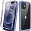 Full Body Rugged Case with Built-in Touch Sensitive Anti-Scratch Screen Protector, Soft TPU Bumper Case for iPhone 12/12 Pro 6.1"