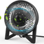 Table Fan, Desk Fan with 2 Speeds, Personal Cooling beside Fan for Bedroom Sleeping Room Tabletop Office Home Kitchen Camping, Small Powerful Motor Electric Fan, Black，8-Inch
