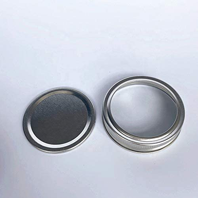 Mason Jar LIDS only, 2-piece ring and top, 16OZ Regular Mouth, packs of 2