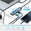 USB C Hub, Hiearcool USB C Dongle, 7 in 1 USB C to HDMI Multiport Adapter Compatible for MacBook Pro USB C Laptops Nintendo and Other Type C Devices