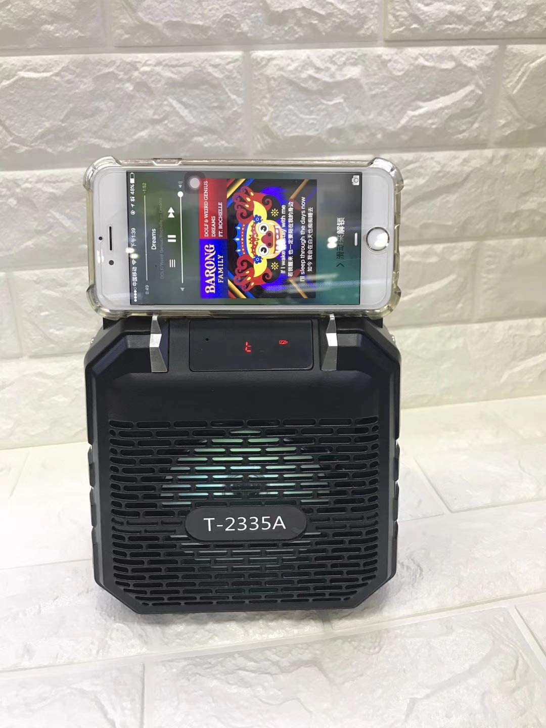 Karaoke Machine & Portable PA Speaker System for Kids & Adults - with Lights, Microphone, Bluetooth