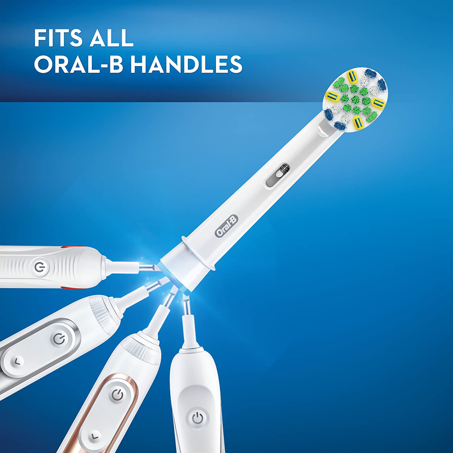 Oral-B Floss Action Electric Toothbrush Replacement Brush Heads Refill, 2 Count