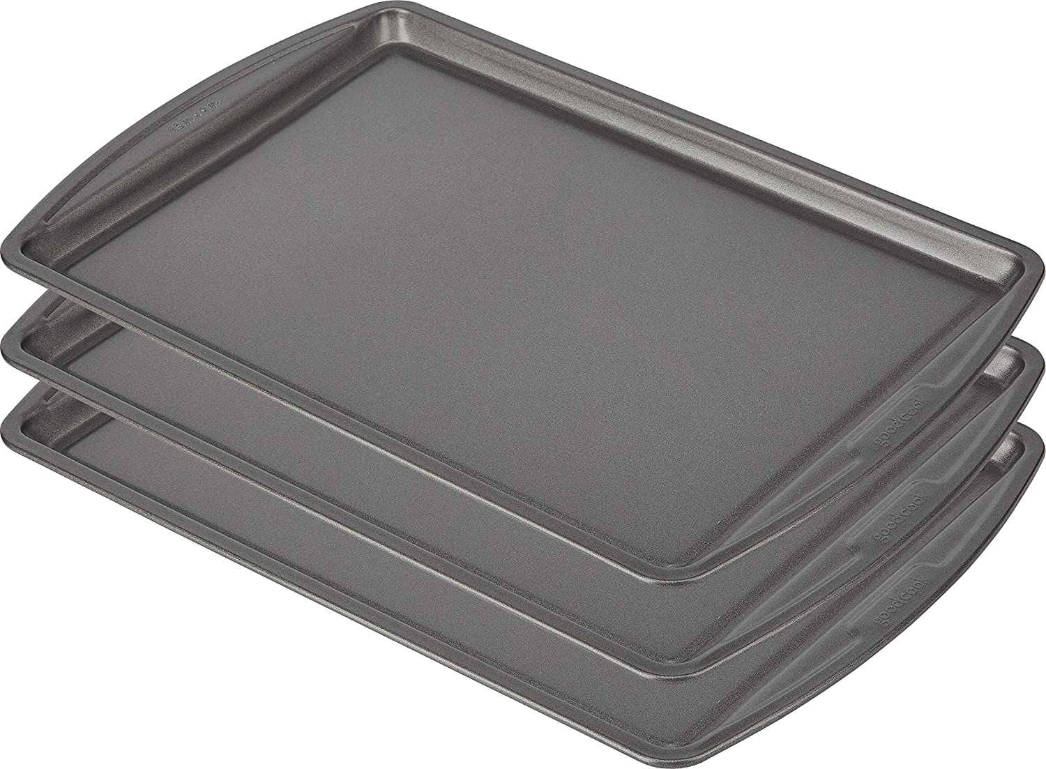 Goodcook Baking Sheet, 13 Inch X 9 Inch, Dark Gray