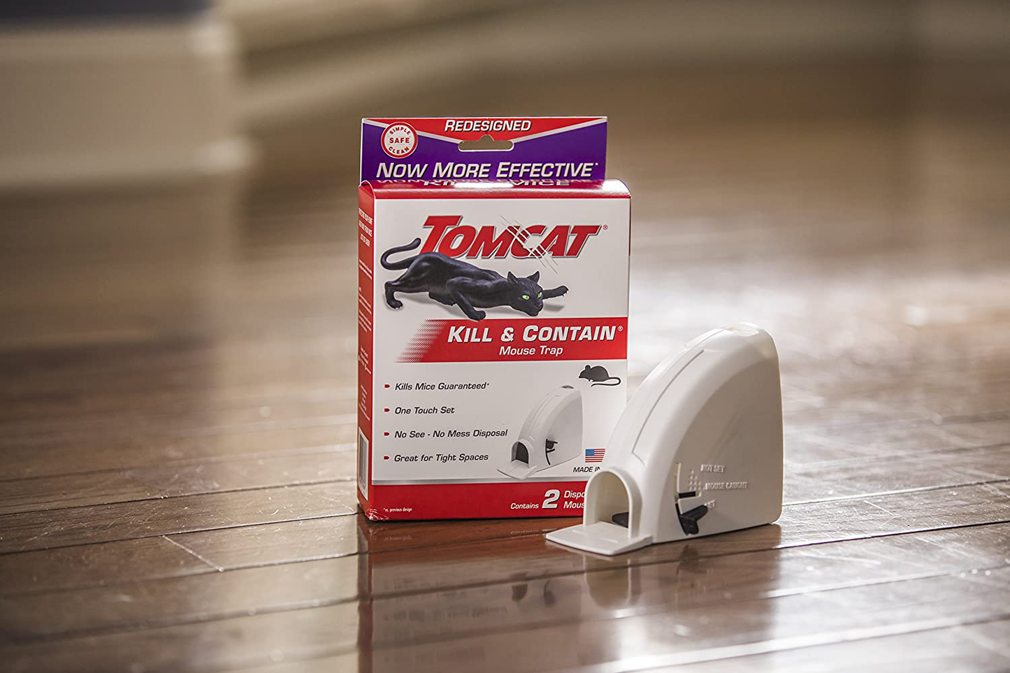 Tomcat Kill & Contain Mouse Trap, 2 Traps
