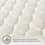 Whisper Organics 100% Organic Cotton Quilted Mattress Cover, 17" Deep - GOTS Certified (King)