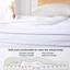 WhatsBedding 2 Inch Thick Mattress Topper with 400T 100% Cotton Cover, Cal-King Mattress Pad with Down Alternative Filled (8-21" Fitted Deep Pocket)