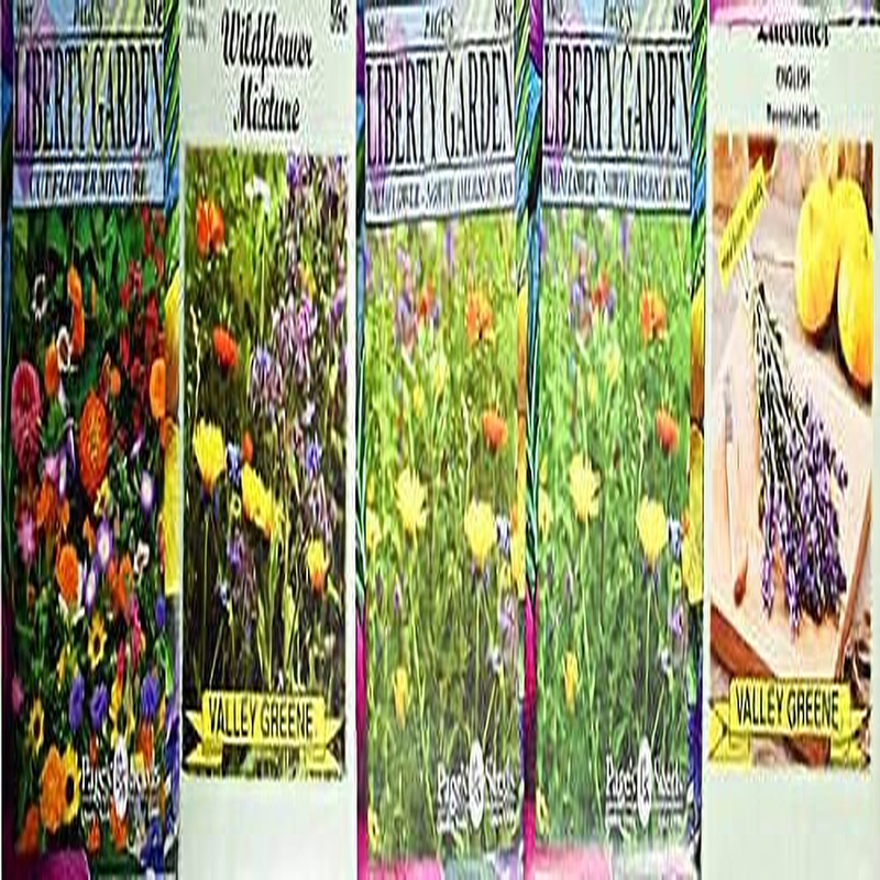 Set of 25 Deluxe Variety Flower Seed Packets 10 Varieties