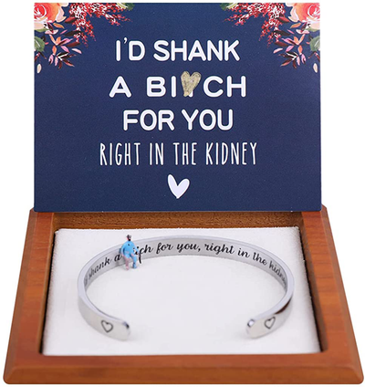 Hidden Message Bracelet - Meaningful Gifts for Women Best Friend , Unique Birthday Gifts, Come with Gift Box