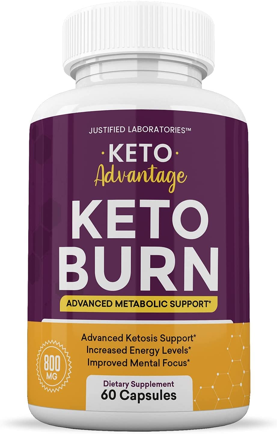 Keto Advantage Keto Burn Pills Includes Apple Cider Vinegar Gobhb Exogenous Ketones Advanced Ketogenic Supplement Ketosis Support for Men Women 60 Capsules