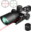 CVLIFE 2.5-10x40e Red & Green Illuminated Scope with 20mm Mount