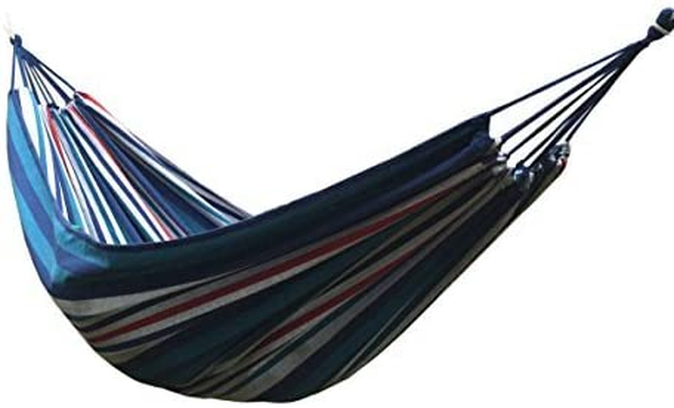 Outdoor Leisure Double 2 Person Cotton Hammocks 450Lbs Ultralight Camping Hammock with Backpack