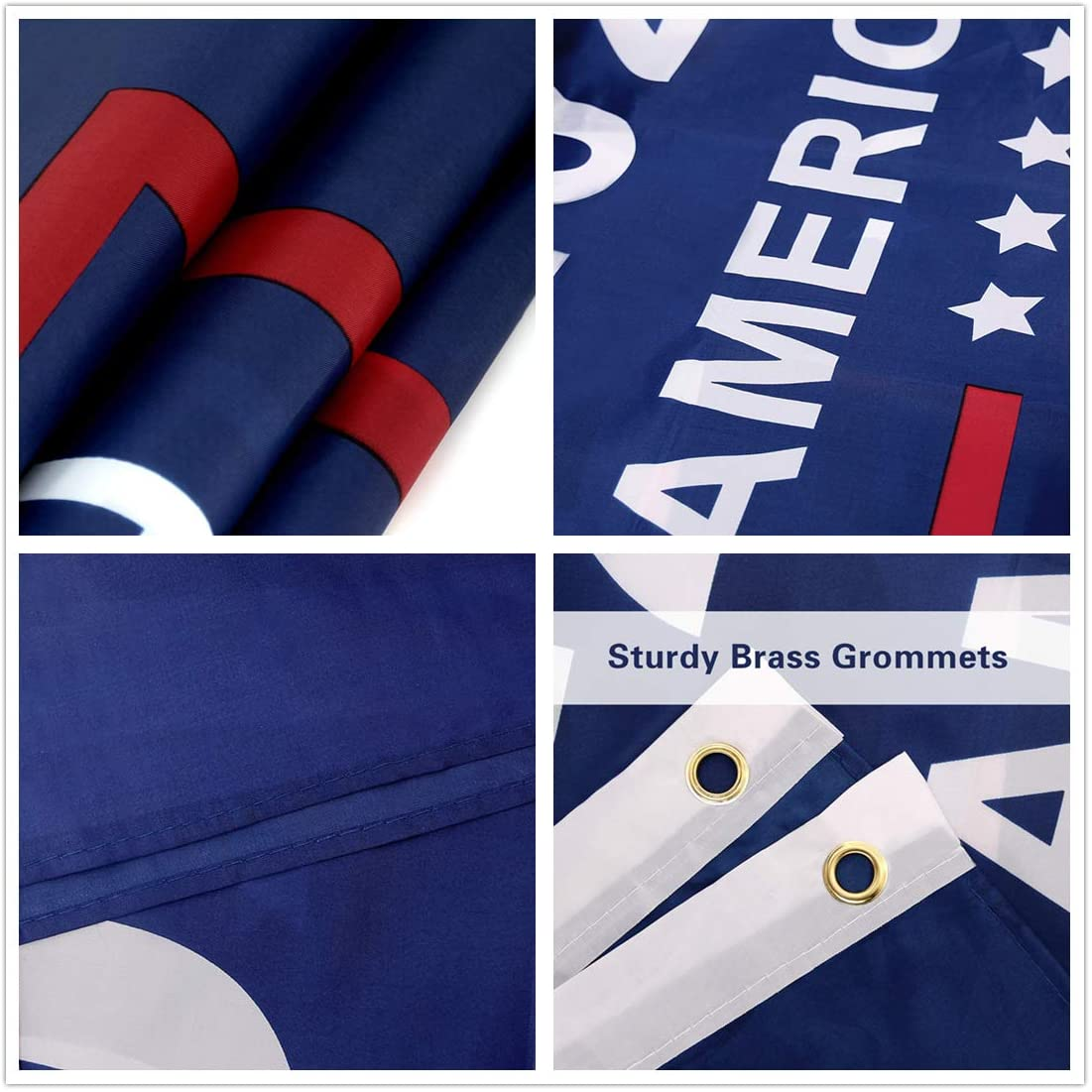 National Flags Polyester with Brass Grommets 3X5 Ft Vivid Color and UV Fade Resistant Canvas Header and Double Stitched National Flag -Fabric Flags