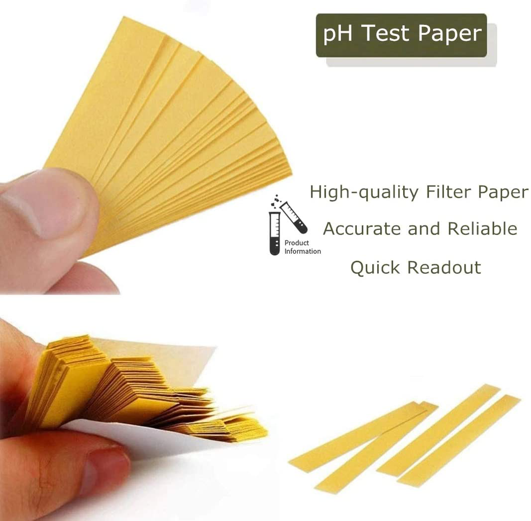3 Pack pH.1- 14 Test Paper Extensive Test Paper Litmus Test Paper 240 Strips pH Test with Storage Case for Saliva Urine Water Soil Testing Pet Food and Diet pH Monitoring (3 Pack with Storage Case)
