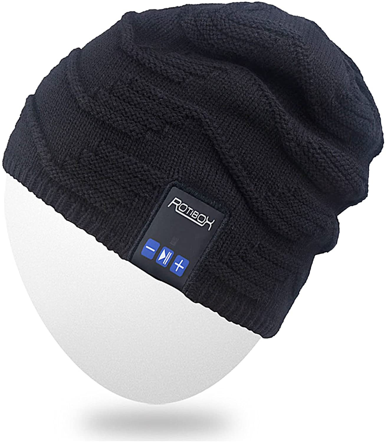 Rotibox Bluetooth Beanie Hat Wireless Headphone for Outdoor Sports Xmas Gifts