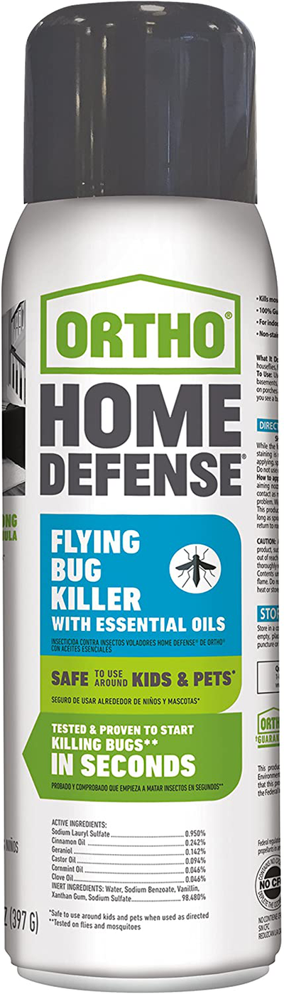 Ortho Home Defense Ant & Roach Killer with Essential Oils Aerosol 14 OZ