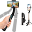 Gimbal Stabilizer with Selfie Stick for Iphone: Portable Handheld Gimble with Tripod & Remote for Cell Phone Camera & Samsung Android Smartphone Recording Video & Vlogging on Tiktok & Youtube