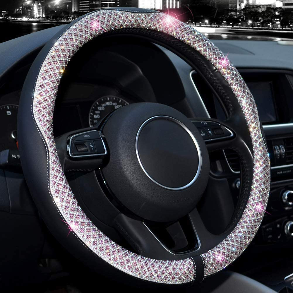 Valleycomfy Universal Auto Car Steering Wheel Cover