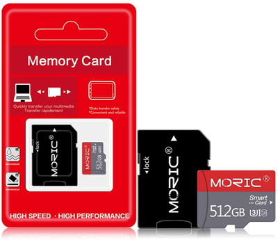 512GB Micro SD Card with Adapter Microsdxc Card High Speed Class 10 Memory Card for Android Smartphone Digital Camera Tablet and Drone