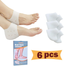 Heel Cups, Plantar Fasciitis Inserts, Heel Pads Cushion (3 Pairs) Great for Heel Pain, Heal Dry Cracked Heels, Achilles Tendinitis, for Men & Women.(Gel Heel Cups)