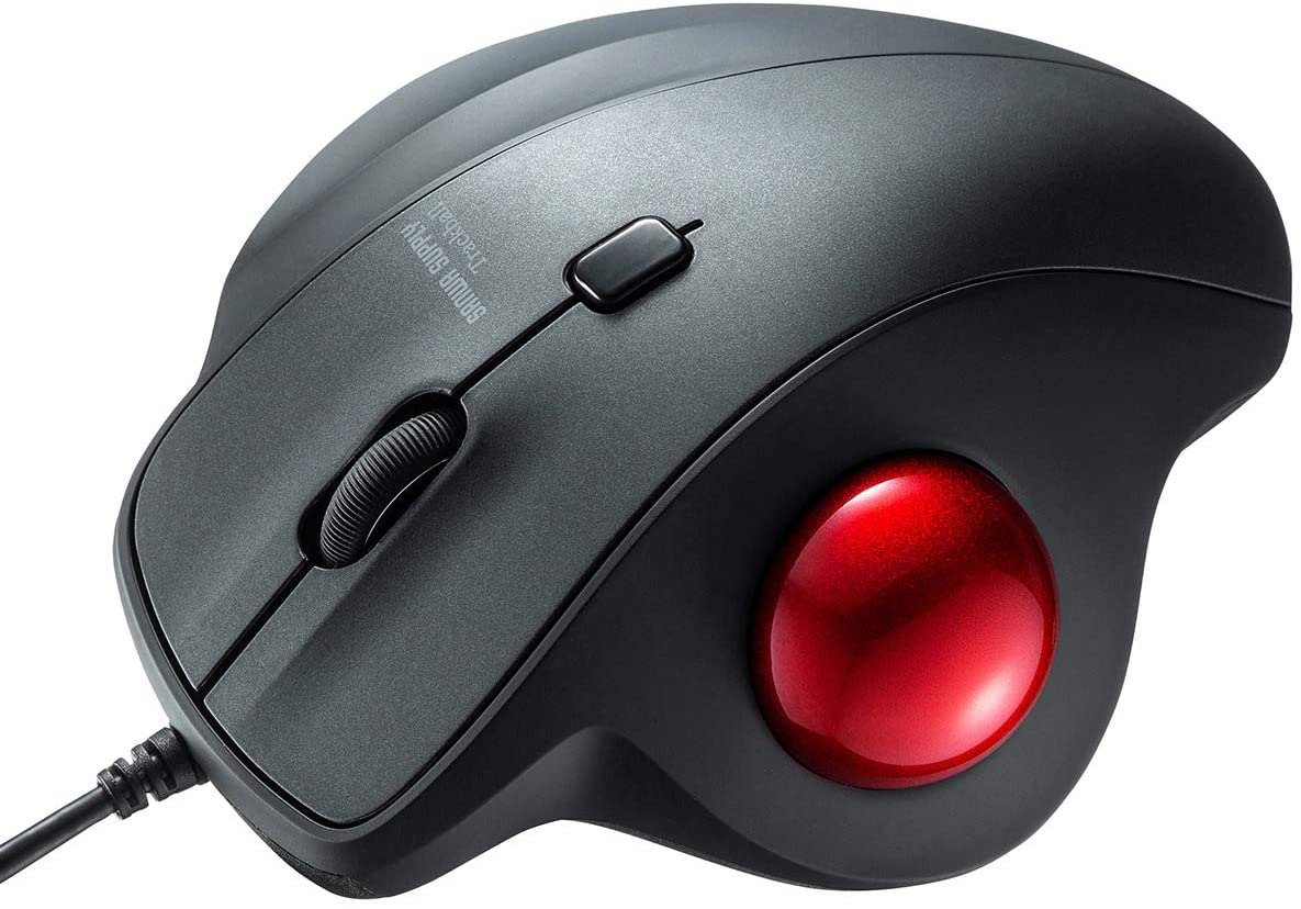 Wired Ergonomic Trackball Mouse, Optical Vertical Rollerball Mice, Silent Buttons, 34Mm Trackball, 600/800/1200/1600 Adjustable DPI, Compatible with Macbook, Laptop, Computer, Windows, Macos