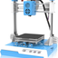 Mini 3D Printer for Beginners, Building Size 100 X 100 X 100MM Portable Desktop with 10M 1.75Mm PLA Filament, Magnetic Removable Plate (Blue)
