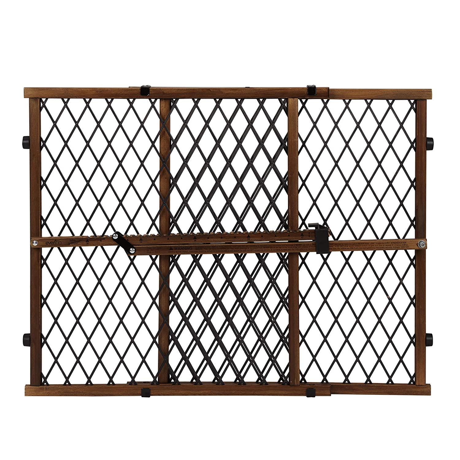 Position & Lock Baby Gate, Pressure-Mounted, Farmhouse Collection