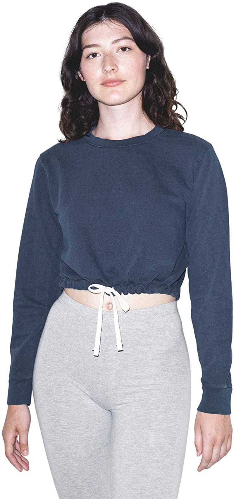 American Apparel Women's French Terry Cord Sweatshirt