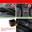 SUNMORN Car Seat Gap Organizer, Multifunctional with Small Cup Holder, Storage Box, NOT FIT Console Lower than the Seat (Black)