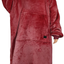 Oversized Wearable Blanket Hoodie Sweatshirt, Comfortable Sherpa Lounging Pullover for Adults